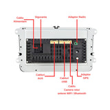 Navigatie auto Android 13 display 7” inch 4gb ram 64gb VW Passat Golf