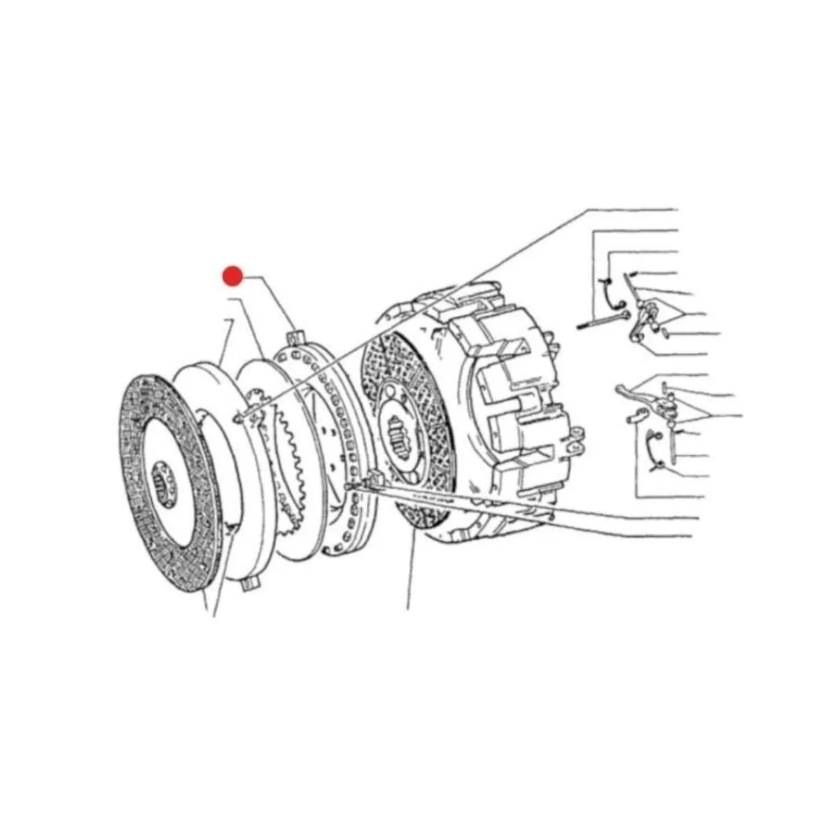 Placa presiune intermediara Fiat 9961546