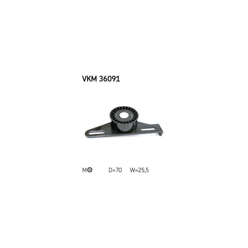 Rola intinzator curea transmisie SKF VKM 36091