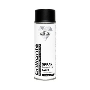 Spray vopsea negru mat RAL 9005 Brillante 400ml