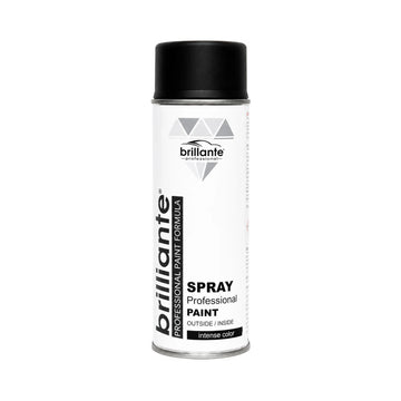 Vopsea spray negru mat (ral 9005) 400ML Brilliante 01440