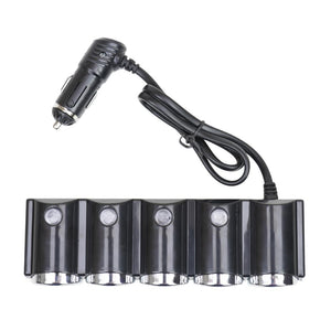 Incarcator auto Pni lighter 04 cu 4 iesiri bricheta 12V/24V si 2 iesiri USB (1A), indicator LED PNI-SBR04