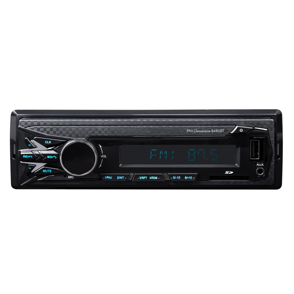 Radio MP3 player auto dab si rds Pni clementine 8480BT 4X45W, 12/24V, cu sd, USB, aux, rca, bluetooth si USB 1.5A PNI-8480BT