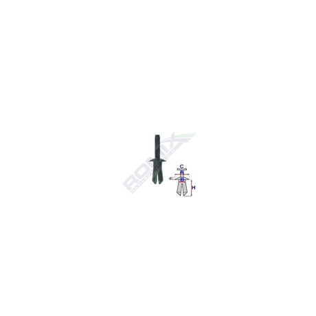 Clips fixare Renault Dacia Mercedes - negru set 10 buc Romix 20530