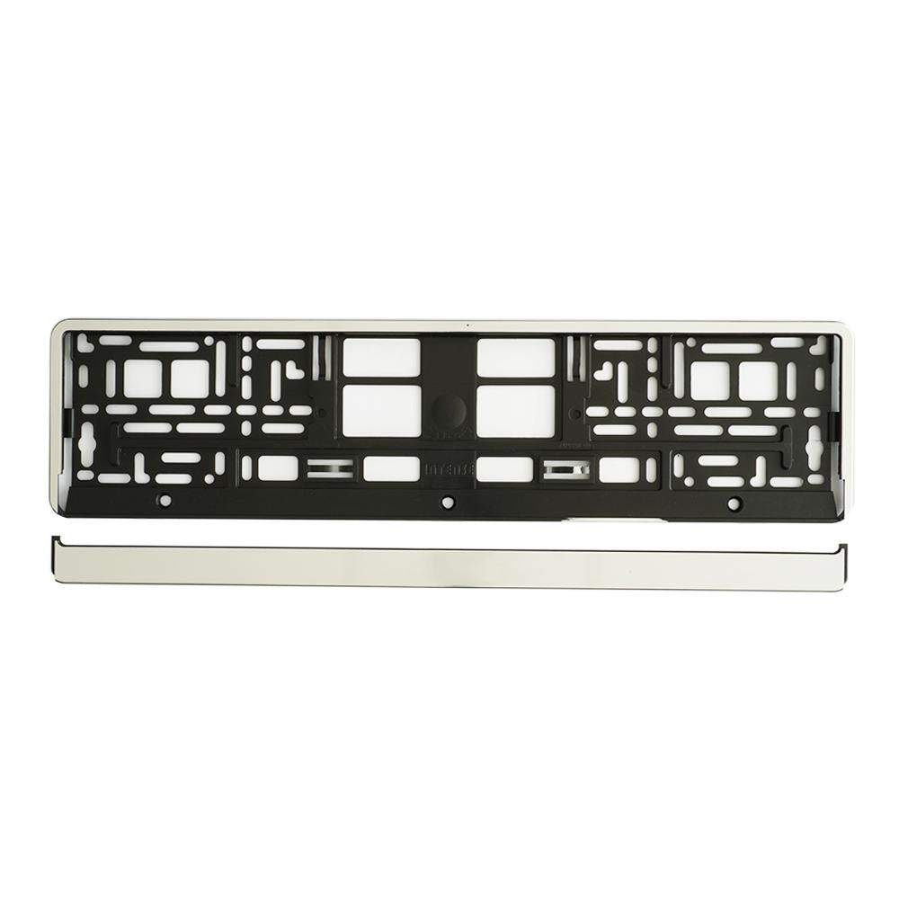 Suport numar inmatriculare Mega Drive chrome brush 1 buc 45186
