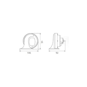 Claxon electromagnetic 12V 6A ton jos Seger 60BK12.100.02K