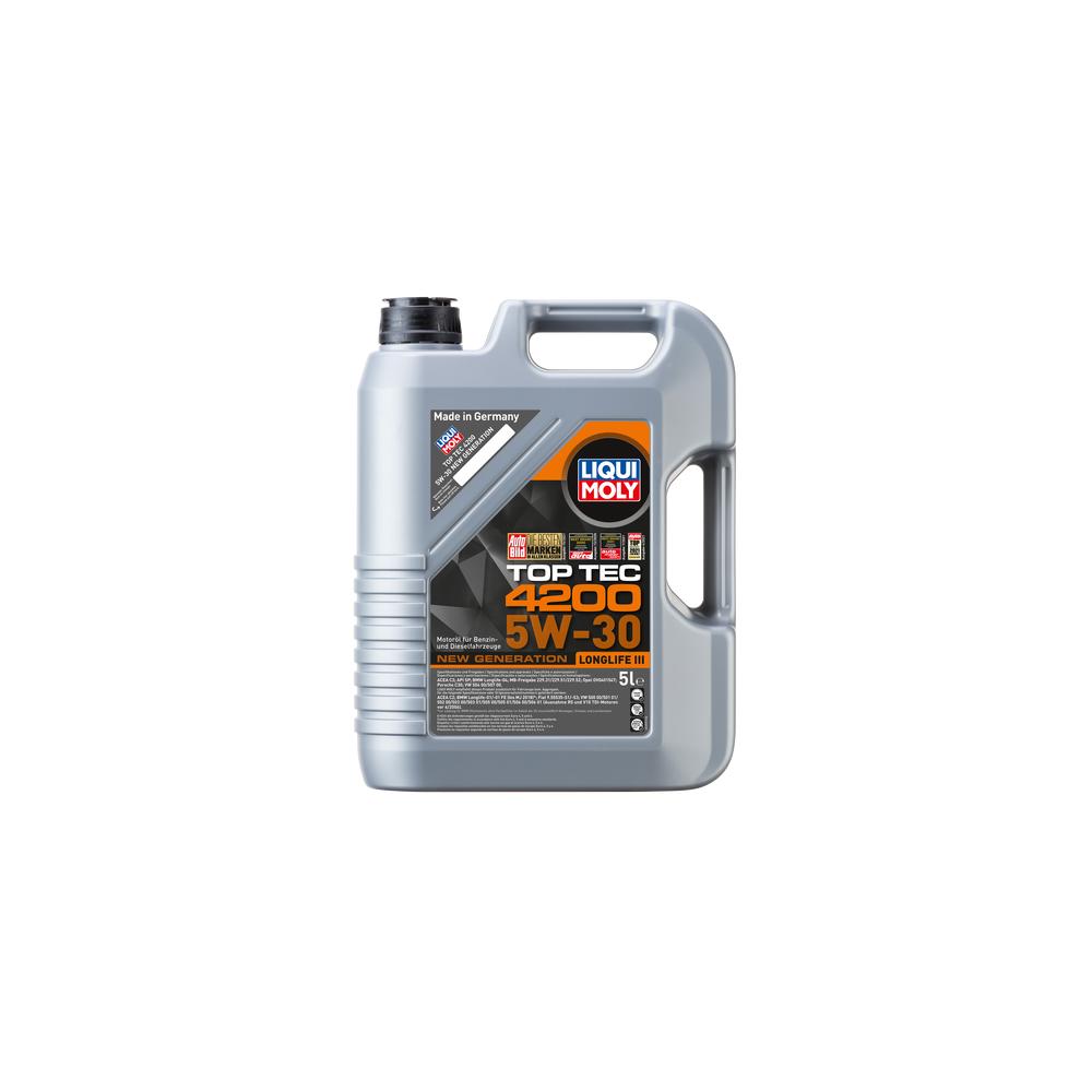 Liqui Moly top tec 4200 5W-30- Vw 504 00/507 00 (3707)- 5L 8973