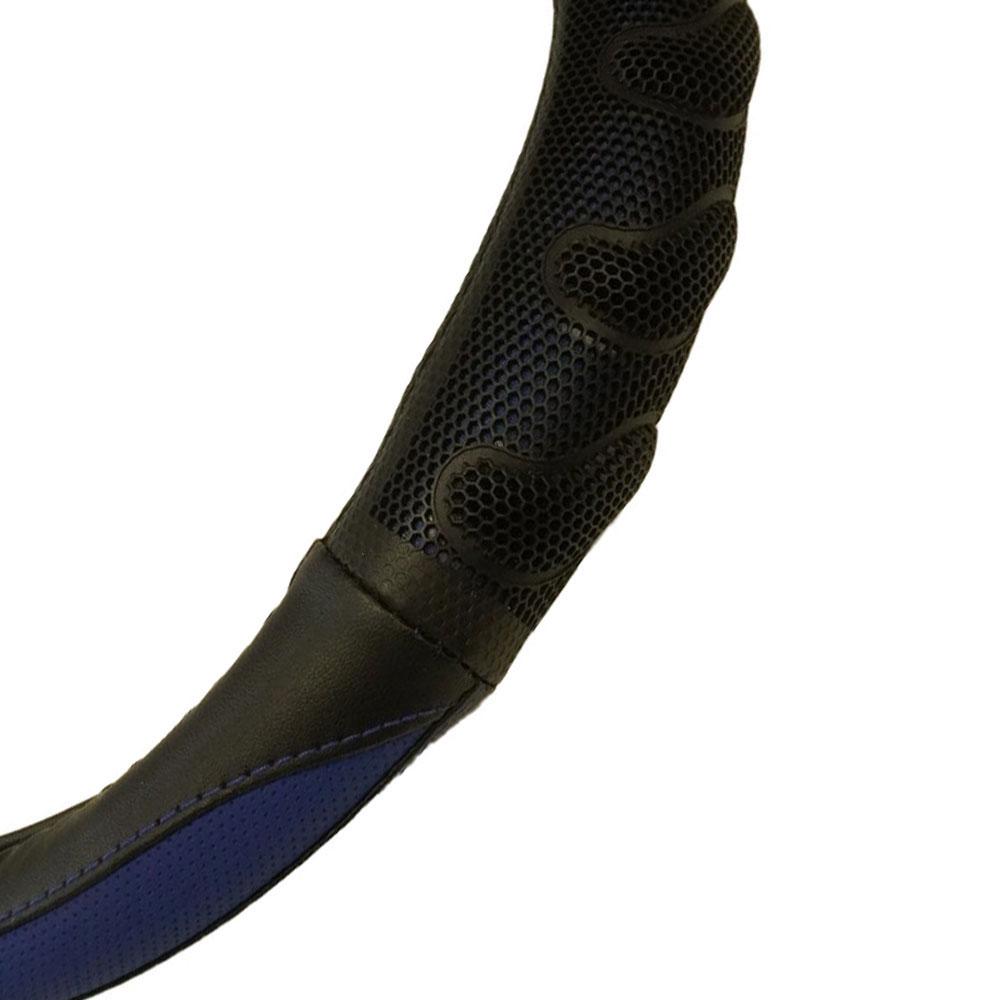 Husa volan piele ecologica albastru 37- 39 cm Umbrella 101422
