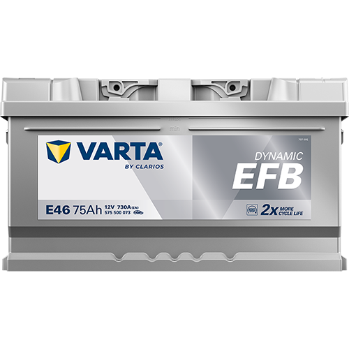 Acumulator Varta Dynamic EFB 75 Ah Start-Stop 575500073K262