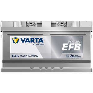 Acumulator Varta Dynamic EFB 75 Ah Start-Stop 575500073K262