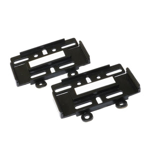 Suport numar inmatriculare Mega Drive fara rame set 4 buc (fata + spate) negru 45194