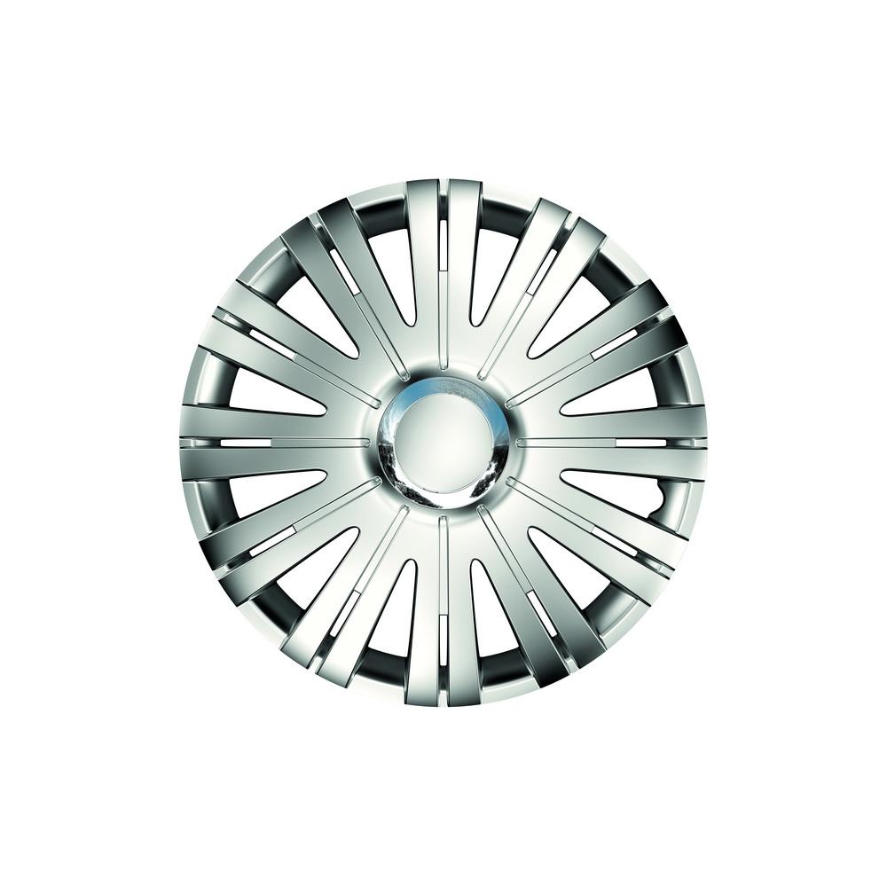 Set capace roti 16` cu inel cromat active Mega Drive 78553