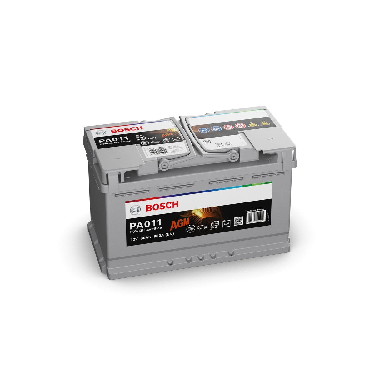 Acumulator Bosch Power AGM 80 Ah [Start-Stop] 0092PA0110 – imagine 6
