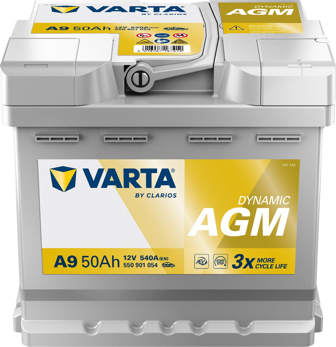 Acumulator Varta Silver Dynamic AGM 50Ah 540A 550901054K262