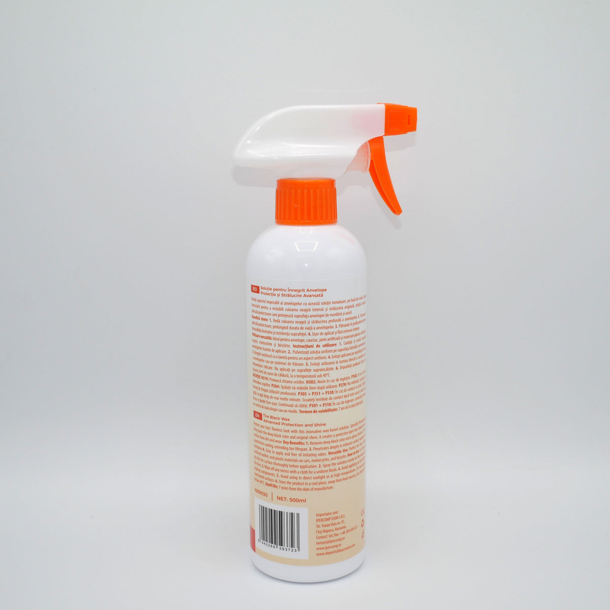 Solutie innegrit anvelope cu pulverizator 500ml NOXARO NXR030
