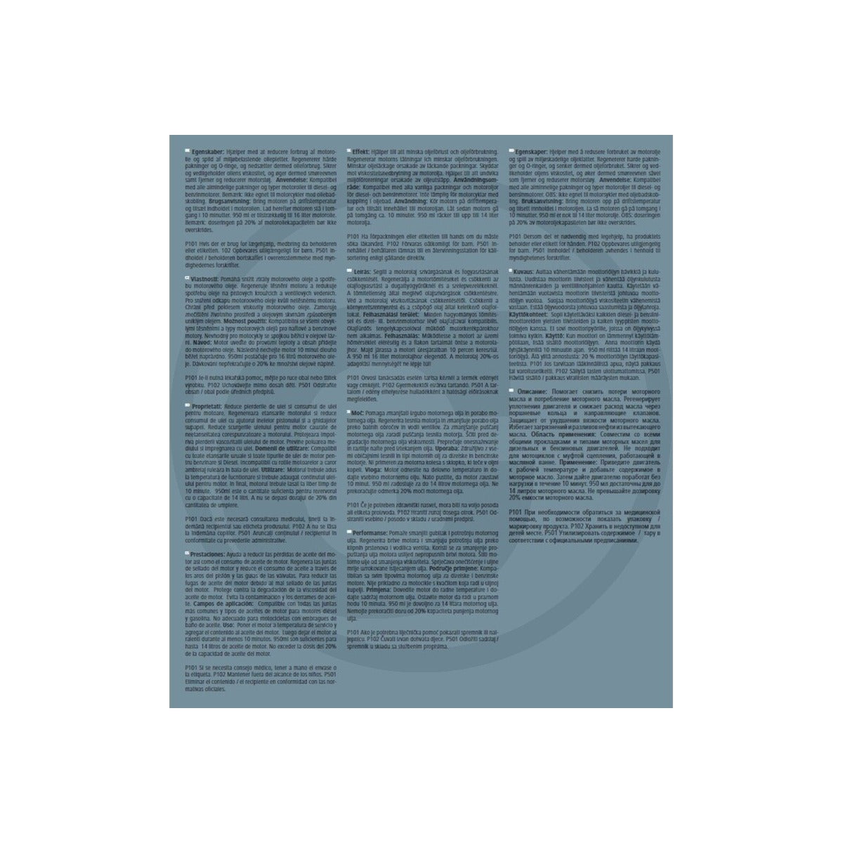 Aditiv preventie scurgere ulei motor 95 GRANIT 320320109 – imagine 3