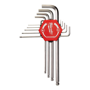 Set chei imbus hex 1.5-10mm, 9buc Milwaukee 4932478621 – imagine 2
