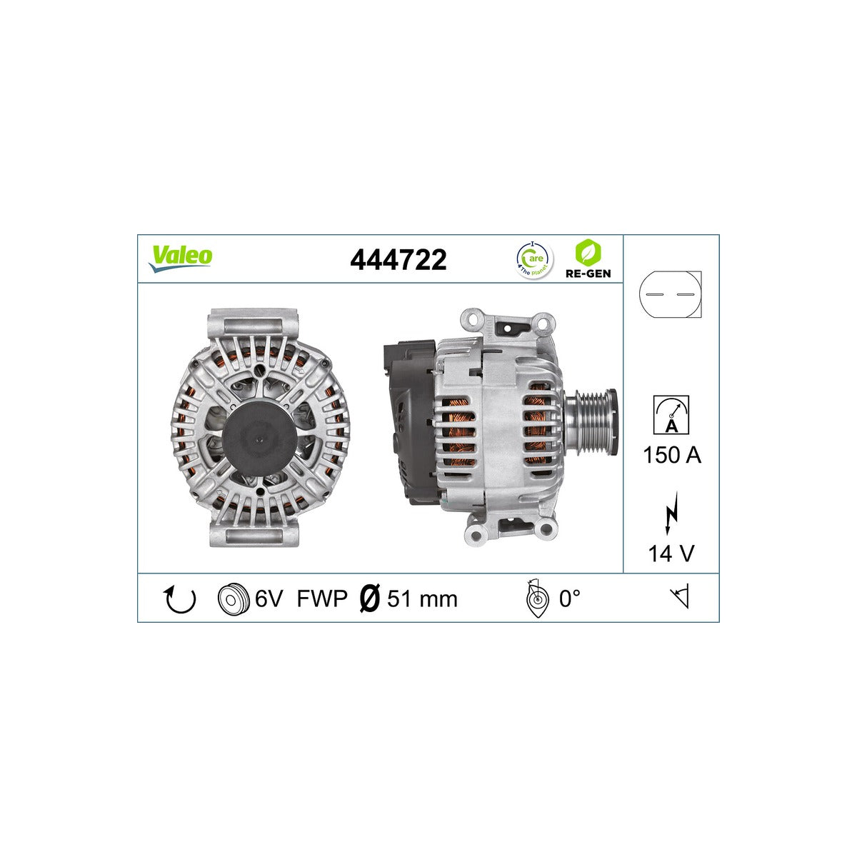 Alternator Valeo 444722