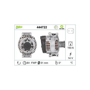 Alternator Valeo 444722