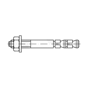 Schita dimensiuni Ancora cu surub EXA 12/15 fischer 48588715 EXA12/15