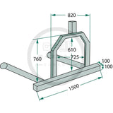Aparat transport baloti cu prindere in 3 puncte