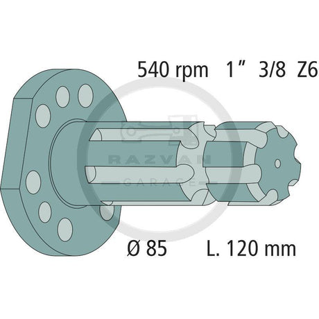 Ax final priza de putere 540rpm