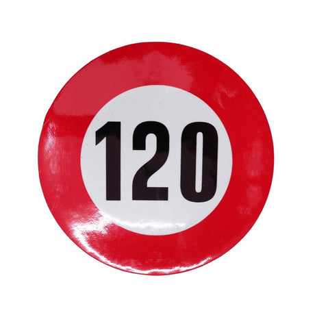 Autocolant reflectorizant limita viteza 120 km/h fi12 cm Runkit RKAB120