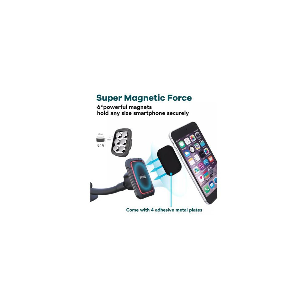 Suport telefon magnetic auto cu fixare pe parbriz cu ventuza Mega Drive 02809