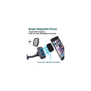 Suport telefon magnetic auto cu fixare pe parbriz cu ventuza Mega Drive 02809