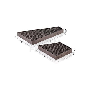 Set filtre habitaclu c.a. Mann-filter CUK 35 000-2