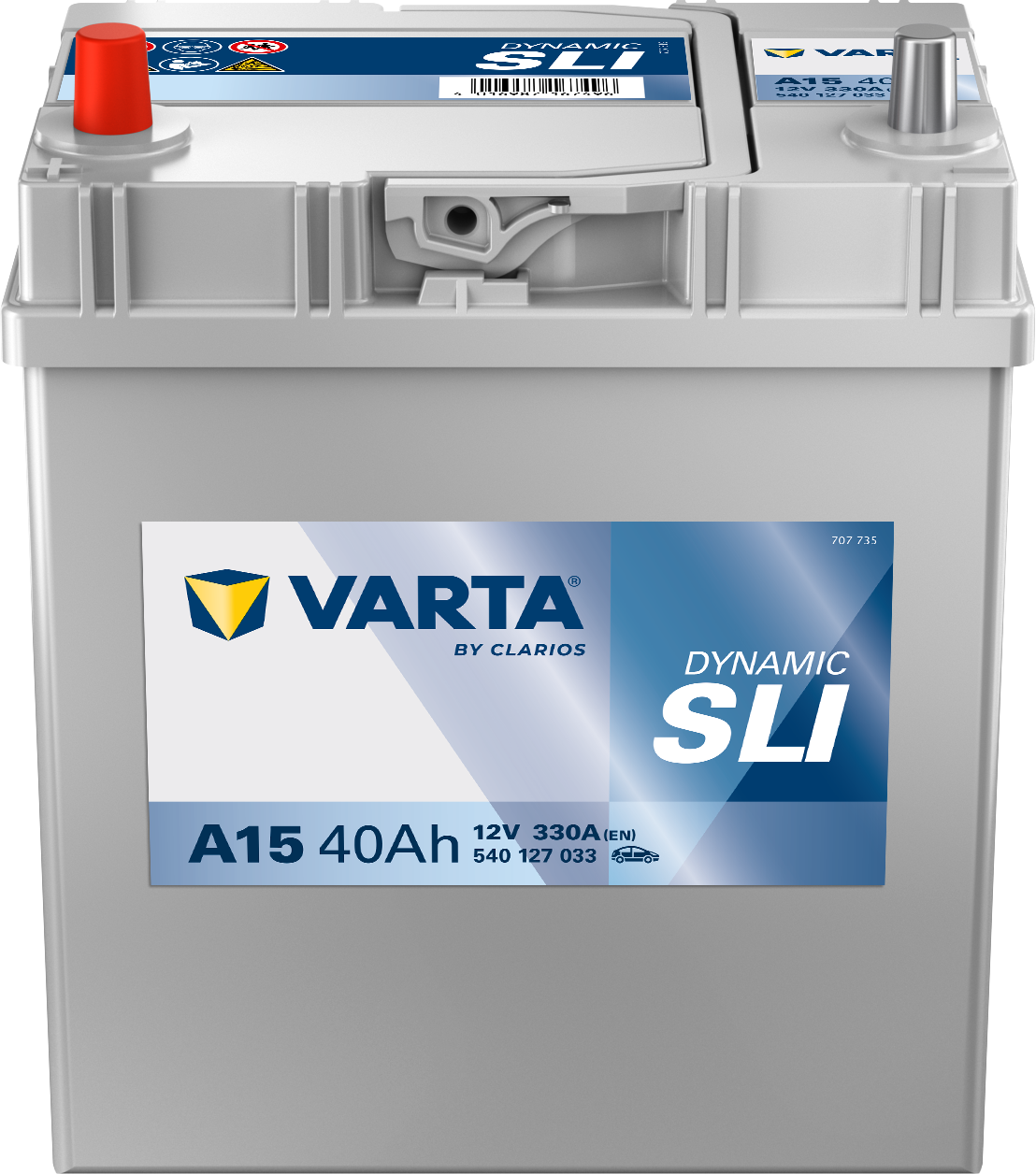 Acumulator Varta Blue Dynamic 40 Ah 330A [Bornă Inversă] 540127033K262 – imagine 3