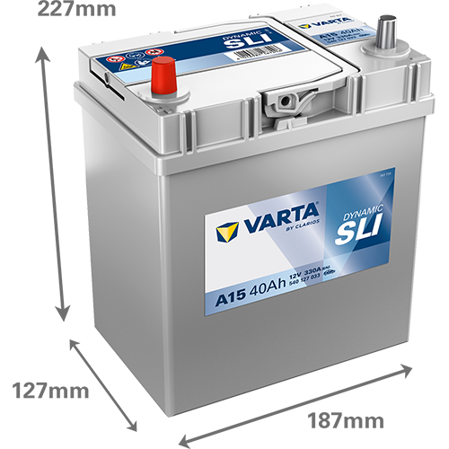 Acumulator Varta Blue Dynamic 40 Ah 330A [Bornă Inversă] 540127033K262 – imagine 4