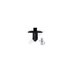 Clips fixare elemente exterioare pentru audi/lexus/toyota 7.4X12.3MM - negru set 5 buc Romix A81365 – imagine 2