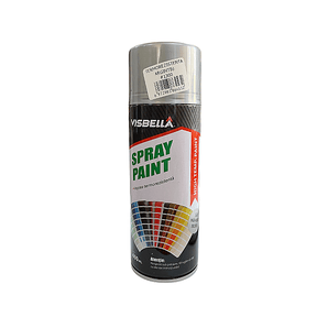 Spray vopsea termorezistenta 500°C argintiu 400ml Visbella 54685