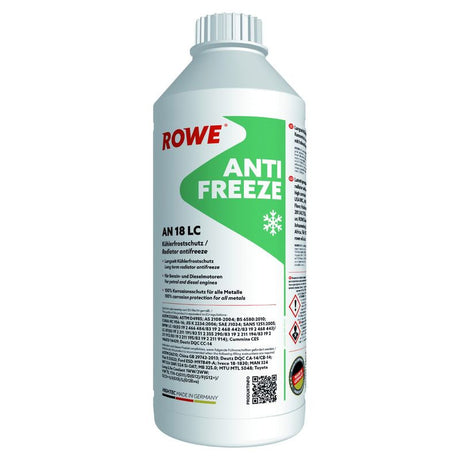 Antigel verde rowe hightec antifreeze an 18 lc 1.5l 21133001599