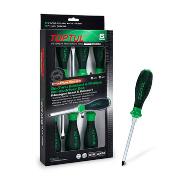 Set 6 piese surubelnite de impact asortate seria proo Toptul GFE0602