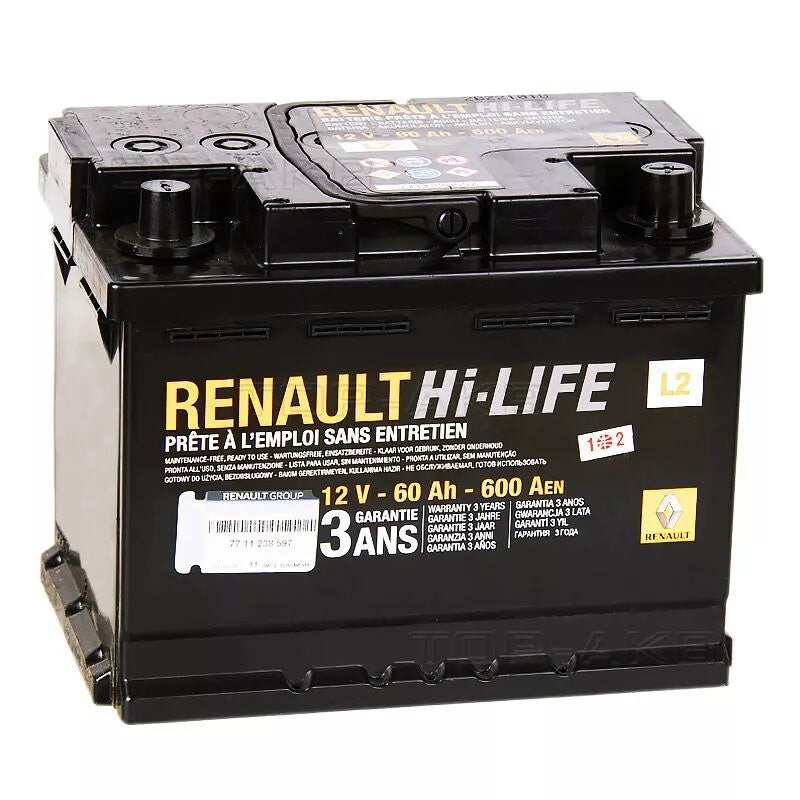 Acumulator Renault 60 Ah - 600A 7711947964