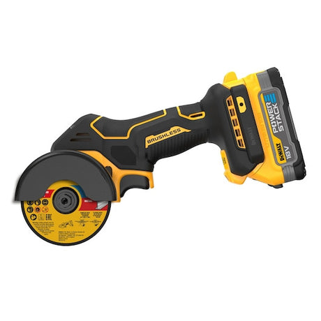 Sculă de debitat de 76 MM, cu motor fără perii, XR de 18 V - 1 X POWERSTACK Dewalt DCS438E2TQW – imagine 3