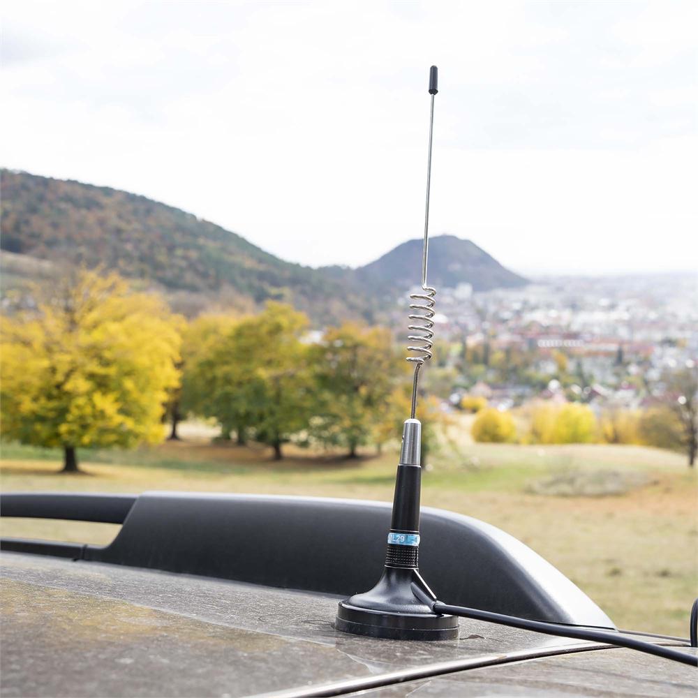 Antena cb Pni ML29 lungime 34 cm, cu magnet inclus diametru 70 mm si cablu RG58 PNI-ML29