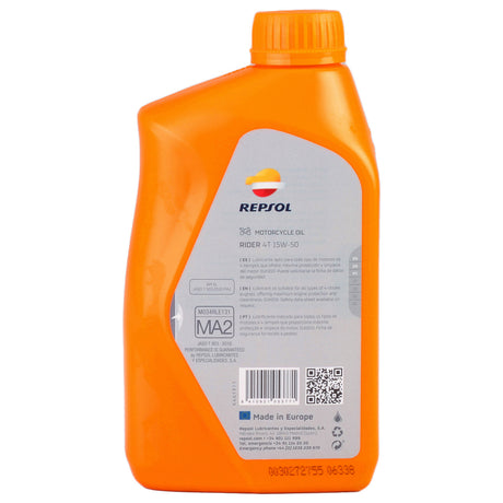 Ulei Repsol Moto Rider 4T 15W50 1L RPP2130RHC – imagine 2