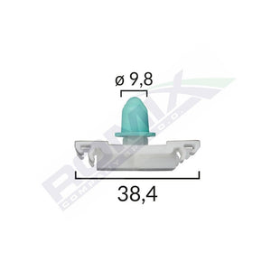 Clips fixare elemente exterioare pentru Vw - alb set 10 buc Romix 12619