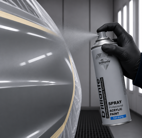 Vopsea spray gri inchis (ral 7037) 400 ml Brilliante