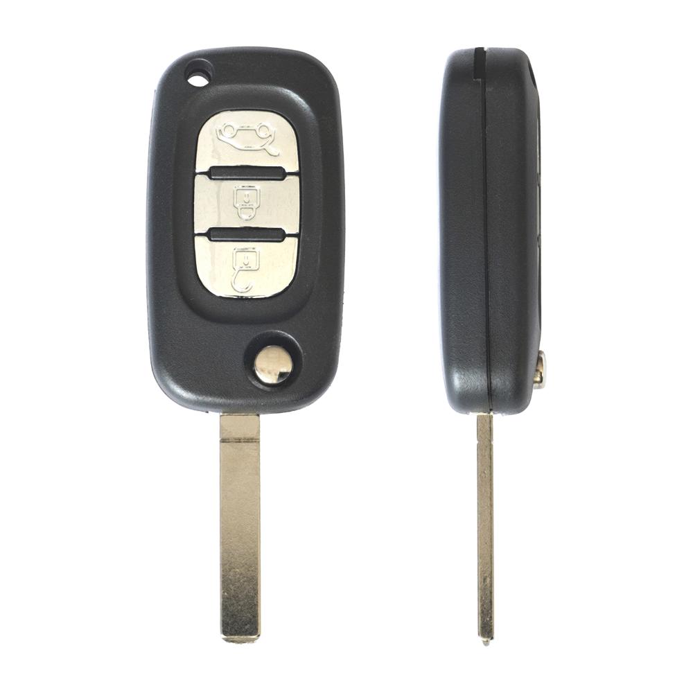 Carcasa cheie contact pentru Dacia Duster 3 butoane, cu cheie Akonen 004DC001