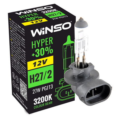Bec Halogen Winso 12V H27/2 HYPER +30% 27W PGJ13 712890