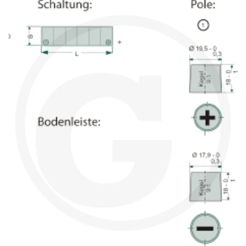 Baterie 12 V / 50 Ah