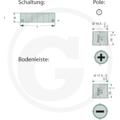 Baterie 12 V / 50 Ah