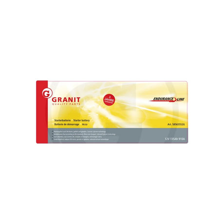 Baterie tractor 12V 135Ah GRANIT ENDURANCE ENERGY 58563552G – imagine 2