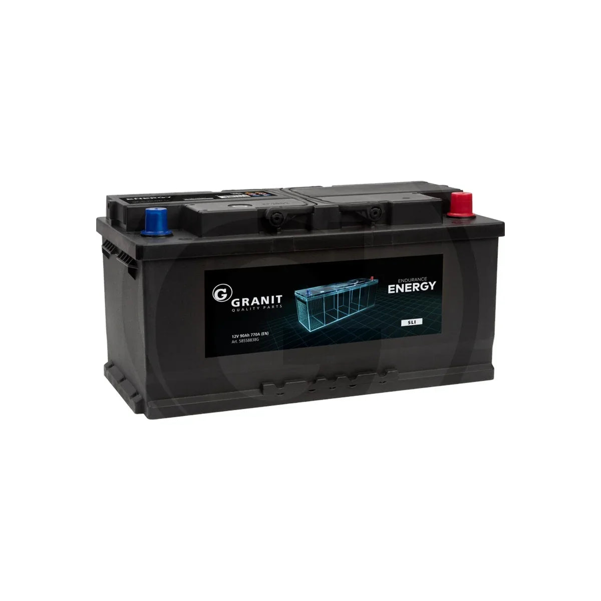 Baterie tractor 12V 90Ah pentru John Deere, Case IH, New Holland GRANIT ENDURANCE ENERGY 58558838G