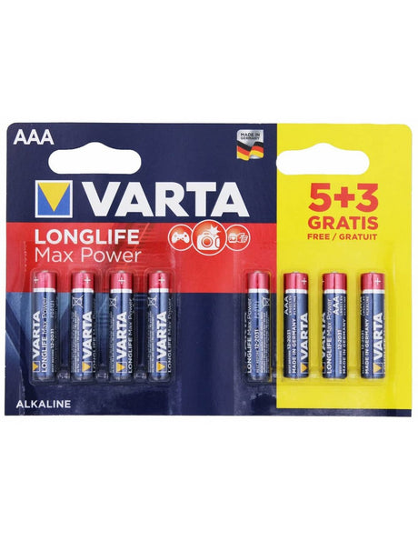 Baterie Varta LongLife Max Power AA - LR6 - 8 buc 4706101428