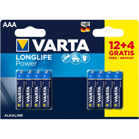Baterie Varta LongLife Power AAA Blister 16 (12+4) 4903121466